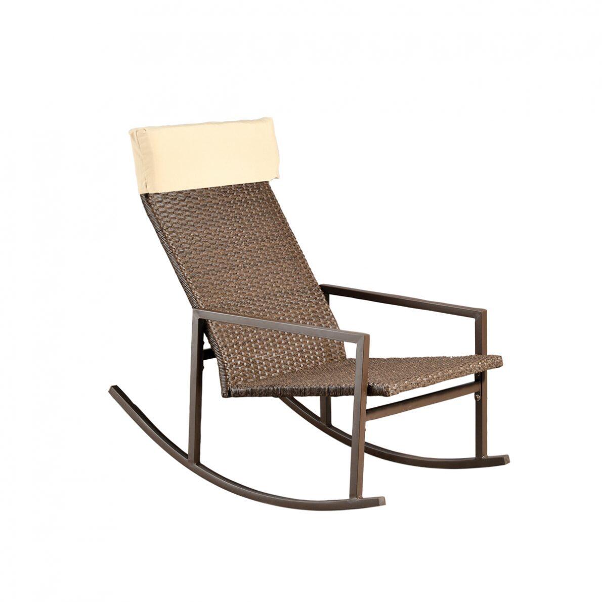 Outdoor Wicker rocker chair Rock, 1 piece - behomestores.com
