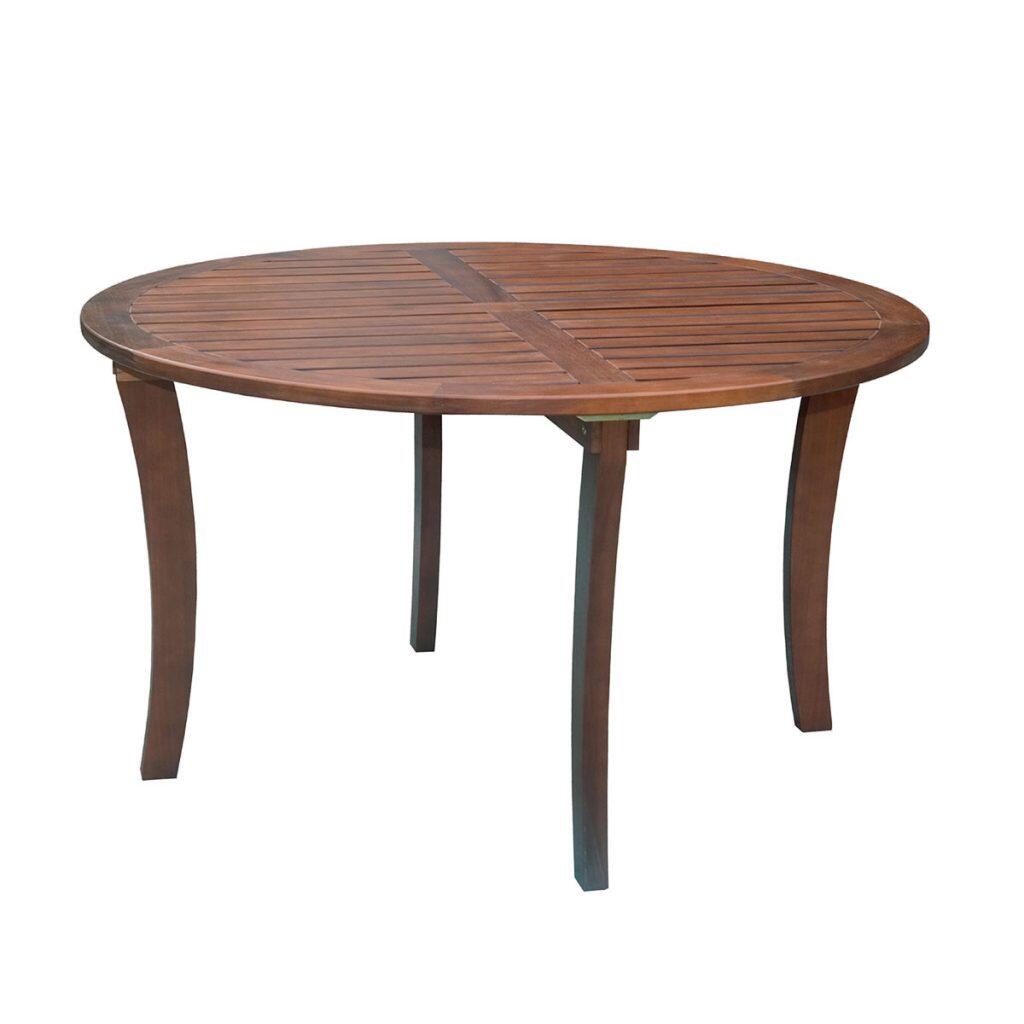 Outdoor round table YELLOW BALAU, 1 piece