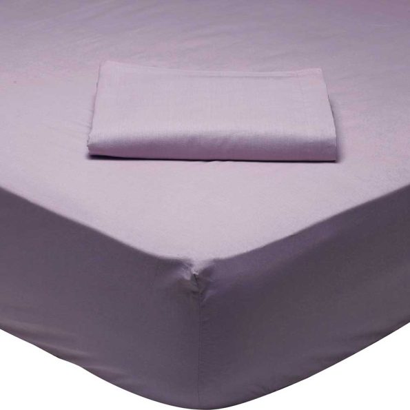 Super double fitted sheet lilac BEST, 170x200x35cm