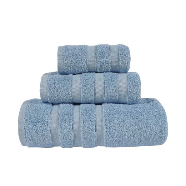 Face towel light blue PRESTIGE, 50x90cm