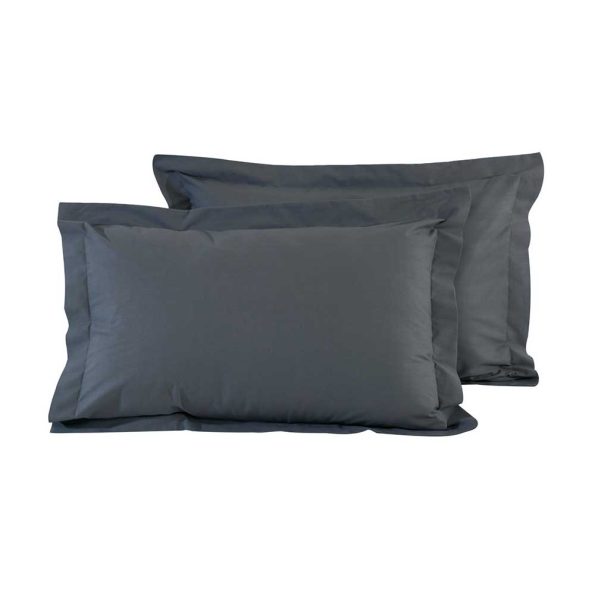 Pillowcases grey BEST, 50x70x5cm, set of 2 pcs.