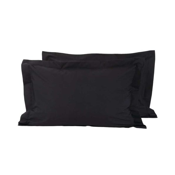 Pillowcases black BEST, 50x70x5cm, set of 2 pcs